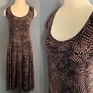 Chicos Travelers Slinky Sleeveless Dress Medium